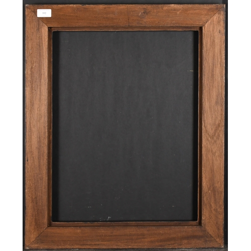 352 - 20th Century English School. A Silver and Black Painted Frame, rebate 21.5