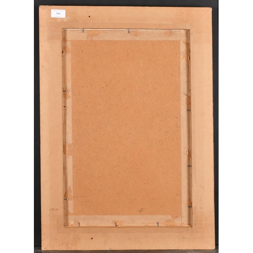 354 - 20th Century English School. A Darkwood Frame, rebate 20.5