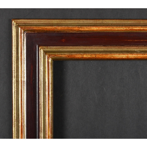 358 - 20th Century English School. A Gilt and Painted Composition Frame, rebate 19.75