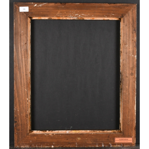 358 - 20th Century English School. A Gilt and Painted Composition Frame, rebate 19.75