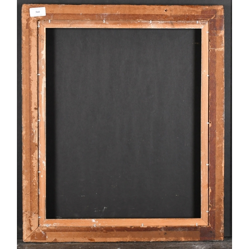 360 - 19th Century English School. A Black Painted Frame, with a silver slip, rebate 19.25