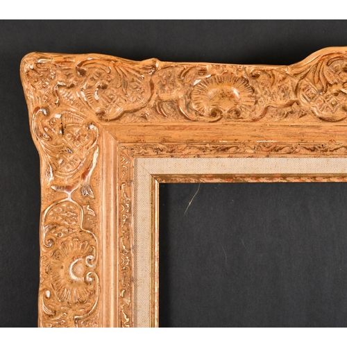 367 - 20th Century French School. A Louis Style Painted Frame, with a fabric slip, rebate 18