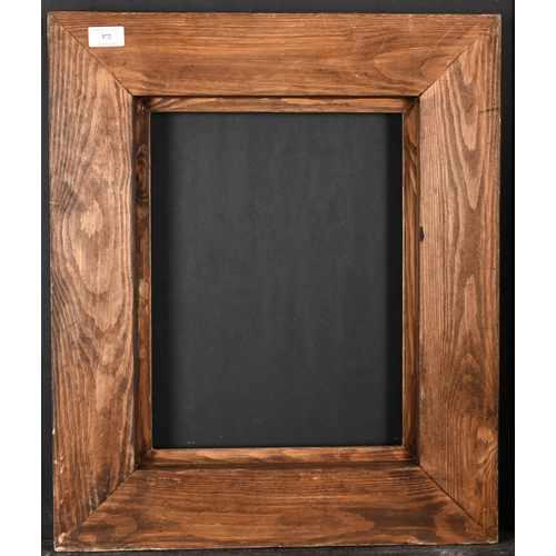 372 - 20th Century English School. A Silver and Black Painted Frame, rebate 16