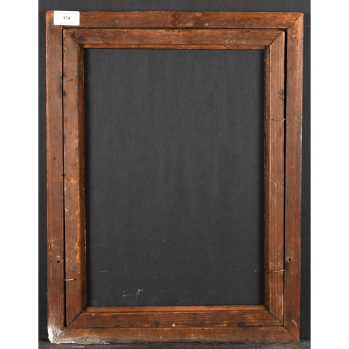 374 - 18th Century English School. A Darkwood Frame, rebate 16