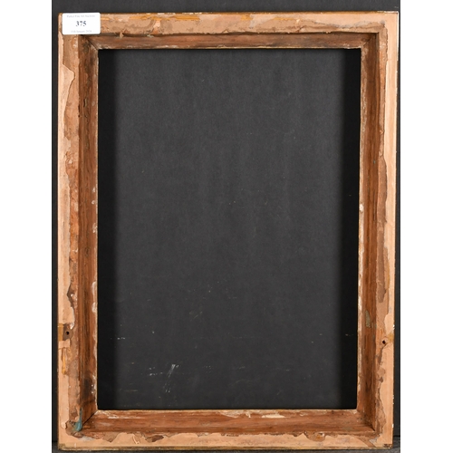 375 - 19th Century English School. A Gilt Composition Frame, rebate 15.5