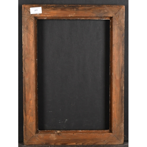 377 - Early 19th English School. A Carved Giltwood Frame, rebate 15.5