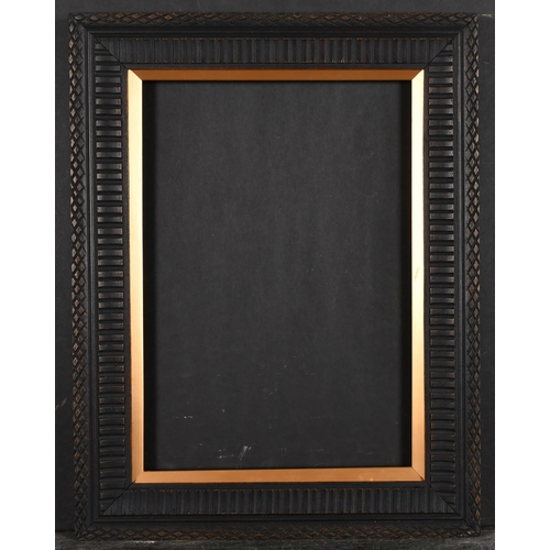 380 - Early 20th Century English School. A Darkwood Frame, with a gilt slip, rebate 14.75