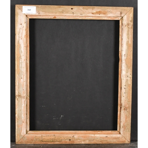 385 - 19th Century European School. A Gilt Composition Frame, rebate 13.5