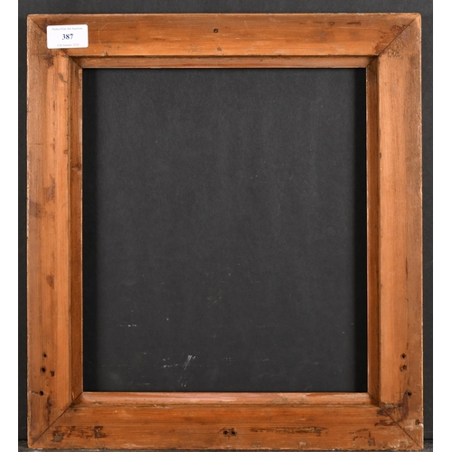 387 - 19th Century English School. A Gilt Composition Frame, rebate 12.5