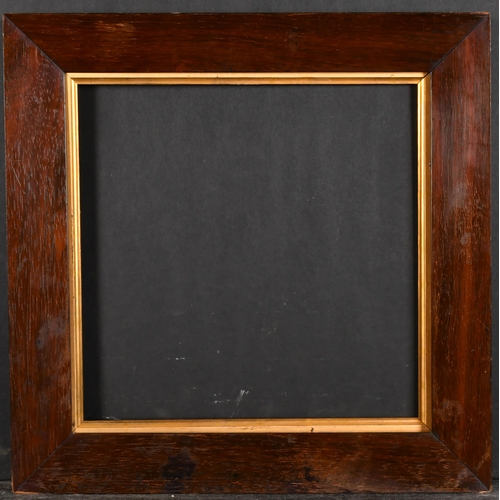 390 - 19th Century English School. A Darkwood Frame, with a gilt slip, rebate 12