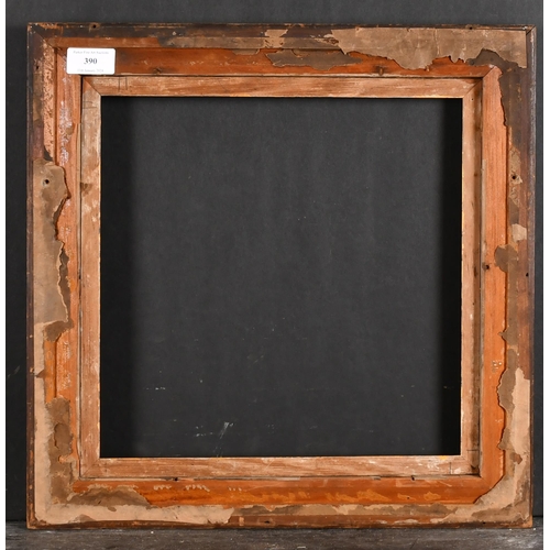 390 - 19th Century English School. A Darkwood Frame, with a gilt slip, rebate 12