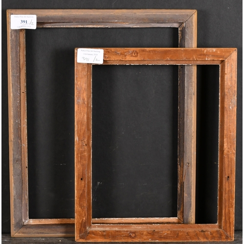 391 - 19th Century English School. A Silver Frame, rebate 12