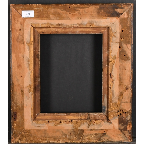 394 - Early 19th Century English School. A Carved Giltwood Frame, rebate 10.5