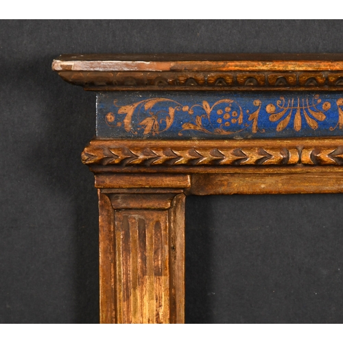 398 - 20th Century English School. A Gilt and Painted Tabernacle Frame, rebate 5.4