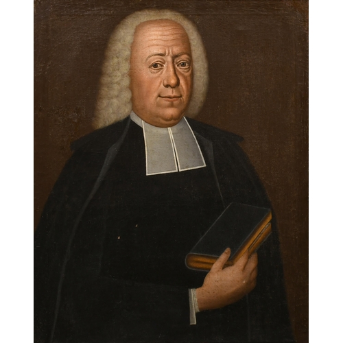 70 - Late 18th Century English School. Portrait of a Cleric, Oil on canvas, 32