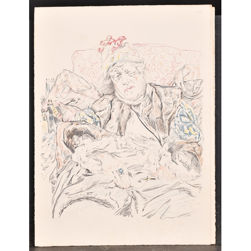 116 - Charlotte Berend-Corinth (1880-1967) German. A Set of Nine Portraits and Figure Studies contained in... 