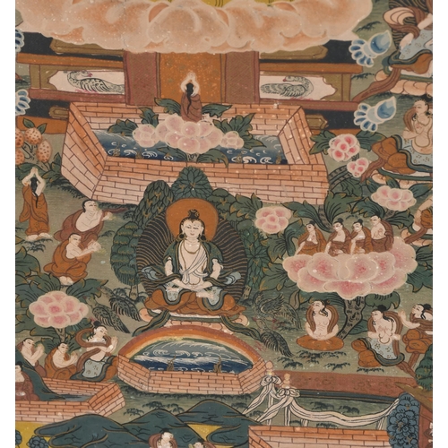 149 - Early 20th Century Far Eastern School. A Sangha Buddha, Mixed media, 19