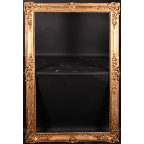 221 - 19th Century European School. A Gilt Composition Frame, rebate 53.25