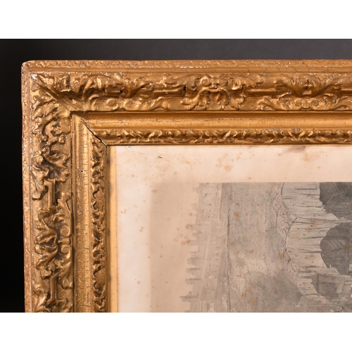 223 - Early 19th Century English School. A Carved Giltwood Frame, with inset print and glass, rebate 48