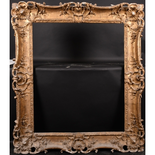 225 - 18th Century French School. A Louis XV Carved Giltwood Frame, with swept and pierced centres and cor... 