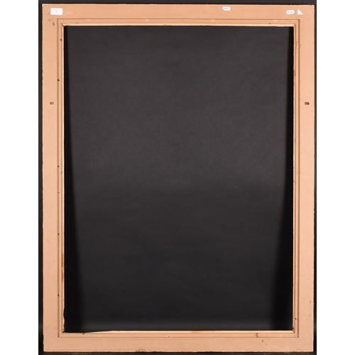 227 - 20th Century English School. A Black Painted Frame, with a gilt slip, rebate 40