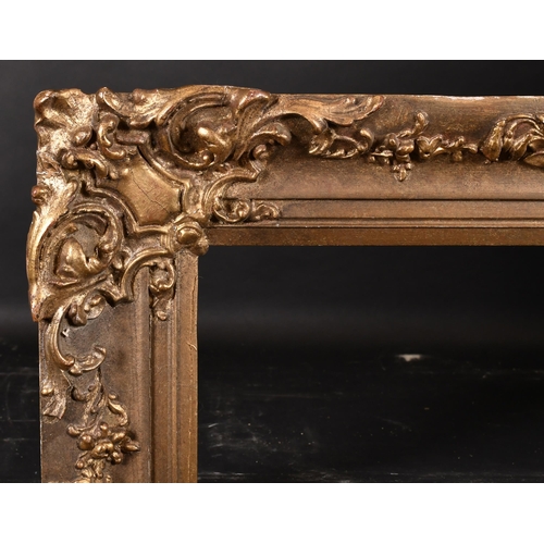 235 - 19th Century English School. A Gilt Composition Frame, with swept corners, rebate 36