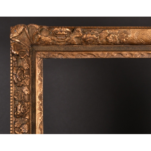 236 - 19th Century European School. A Louis Style Gilt Composition Frame, with swept corners, rebate 36