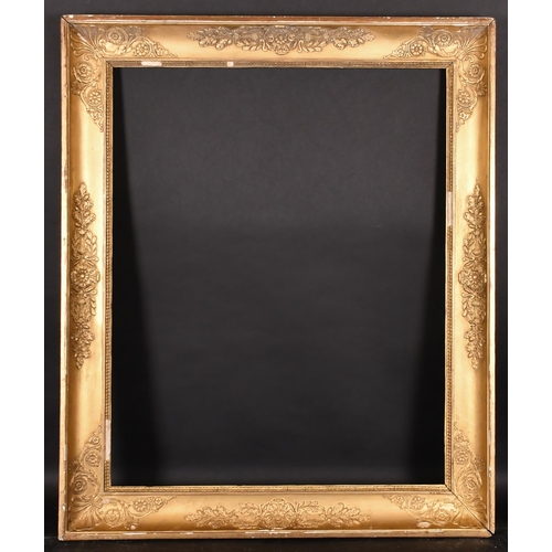 243 - Late 18th Century French School. An Empire Gilt Composition Frame, rebate 30