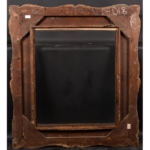 247 - 19th Century English School. A Gilt Composition Frame, with swept and pierce centres and corners and... 