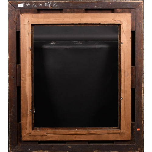 248 - 19th Century English School. A Painted Composition Barbizon Style Frame, rebate 29