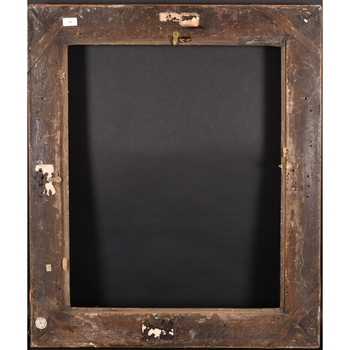 249 - 18th Century French School. A Carved Giltwood Louis Frame, with swept corners, rebate 29