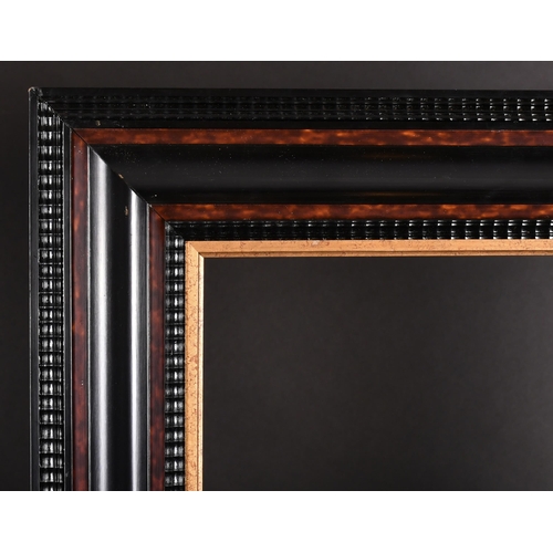 251 - 20th Century European School. A Darkwood Frame, with simulated tortoiseshell and a gilt inner edge, ... 