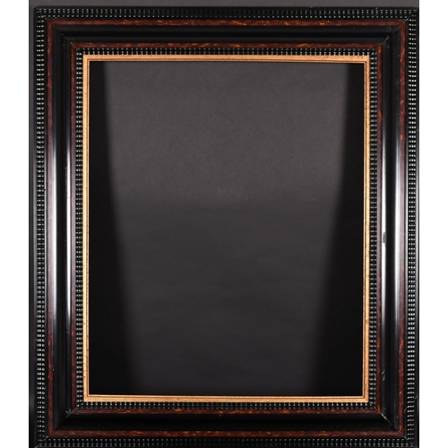 251 - 20th Century European School. A Darkwood Frame, with simulated tortoiseshell and a gilt inner edge, ... 