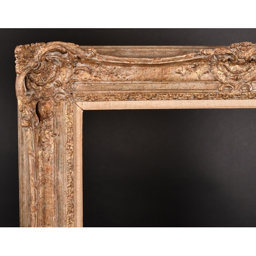 259 - Early 20th Century English School. A Gilt and Painted Composition Frame, with swept centres and corn... 