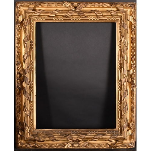 260 - 18th Century Italian School. An Ornate Carved Giltwood Frame, rebate 26