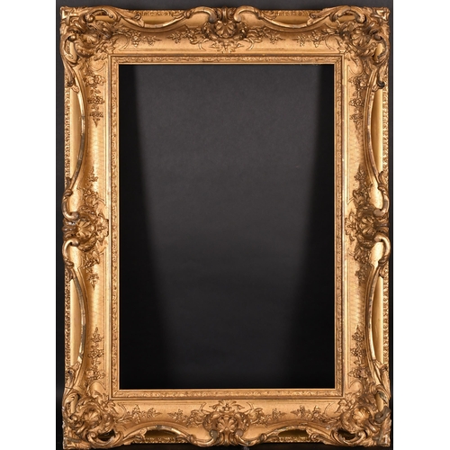 262 - 19th Century English School. A Gilt Composition Frame, with swept centres and corners, rebate 25.75