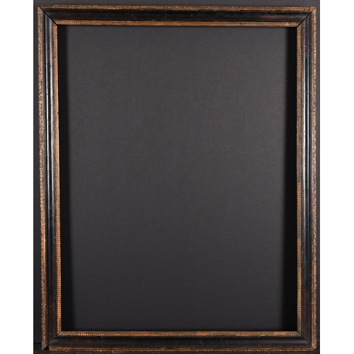 280 - Early 19th Century English School. A Black Frame with gilt edging, rebate 23.5