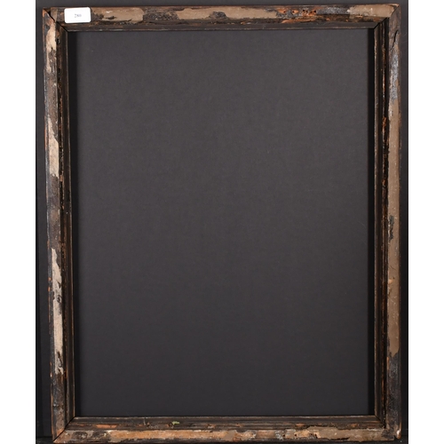 280 - Early 19th Century English School. A Black Frame with gilt edging, rebate 23.5