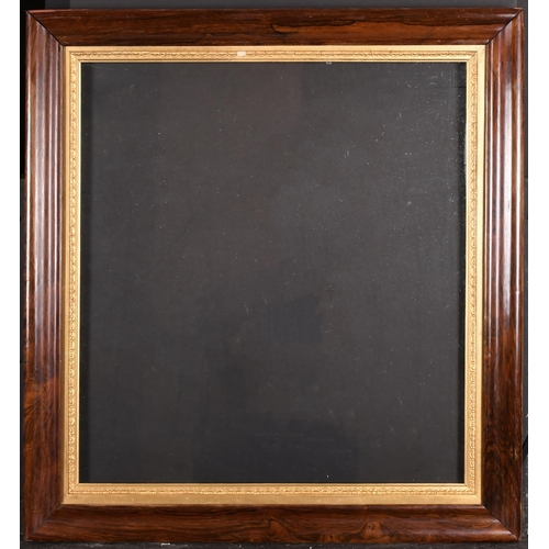 281 - 19th Century English School. A Darkwood Frame, with a gilt slip and inset glass, rebate 22.75