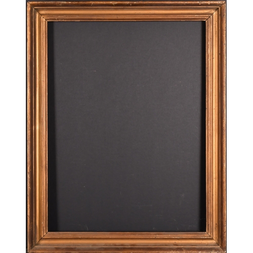 282 - 19th Century English School. A Painted Hollow Composition Frame, rebate 22.5