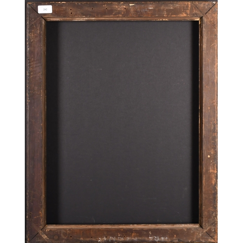 282 - 19th Century English School. A Painted Hollow Composition Frame, rebate 22.5