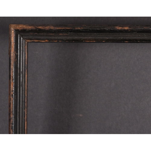 285 - 19th Century English School. A Black Painted Frame, rebate 22