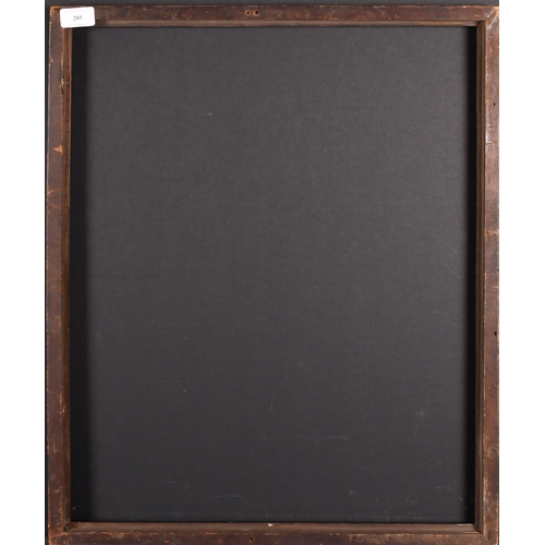 285 - 19th Century English School. A Black Painted Frame, rebate 22