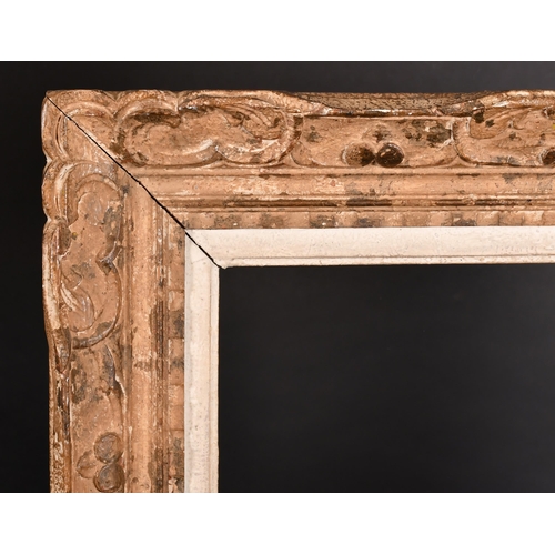 291 - Early 20th Century French School. A Painted Carved Wood Frame, with a white slip, rebate 21.5