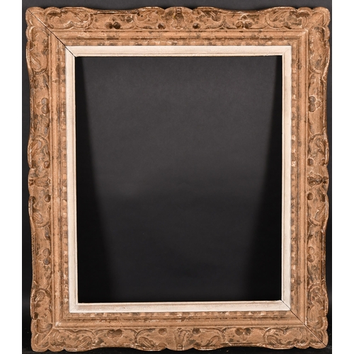 291 - Early 20th Century French School. A Painted Carved Wood Frame, with a white slip, rebate 21.5