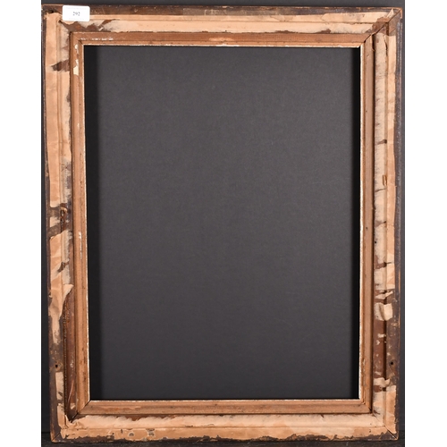 292 - 19th Century English School. A Bird's Eye Maple Frame, with a gilt slip, rebate 21