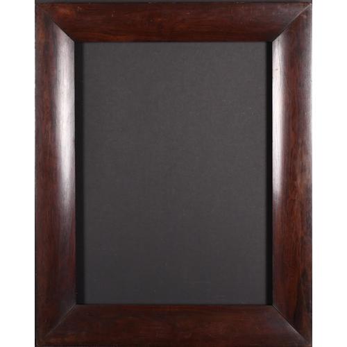 295 - 19th Century English School. A Darkwood Cushioned Frame, rebate 20.25