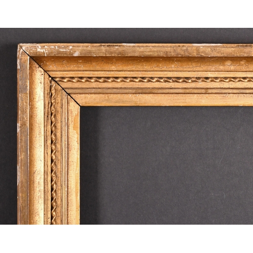 299 - Early 19th Century English School. A Hollow Carved Giltwood Frame, rebate 20