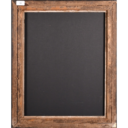 301 - 19th Century English School. A Wooden Frame, with a gilt slip, rebate 19.75