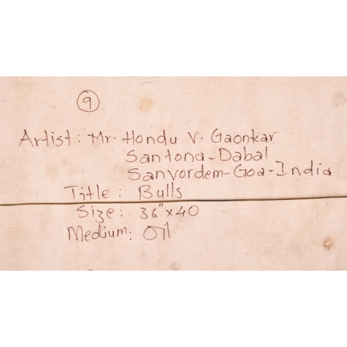 263 - Hondu V Gaonkar (20th Century) Indian. 